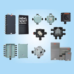 Explosion proof lighting switch, junction box, junction box